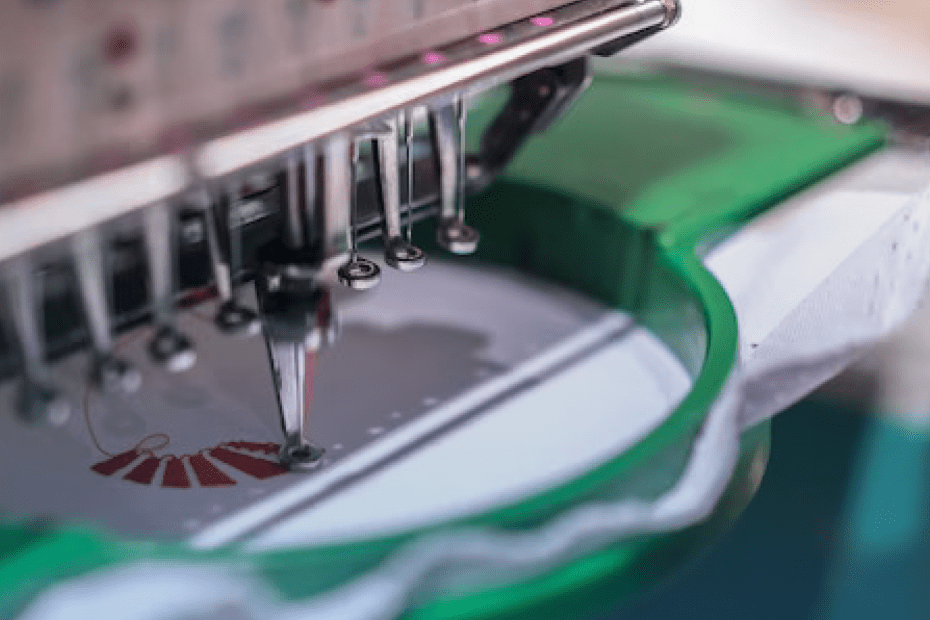 Largest hoop embroidery machine
