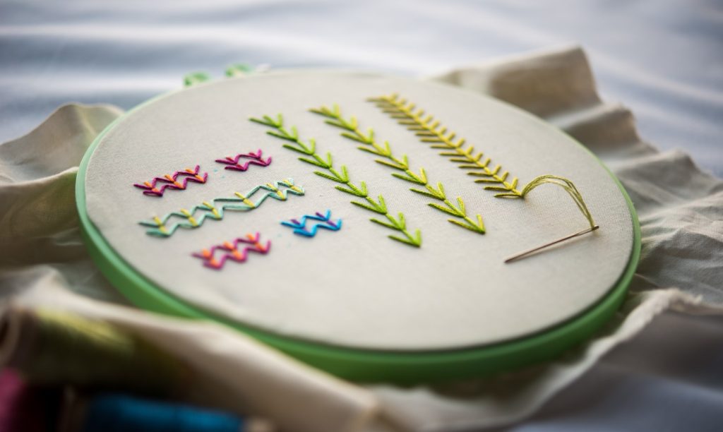 Assigning Embroidery Stitch Types